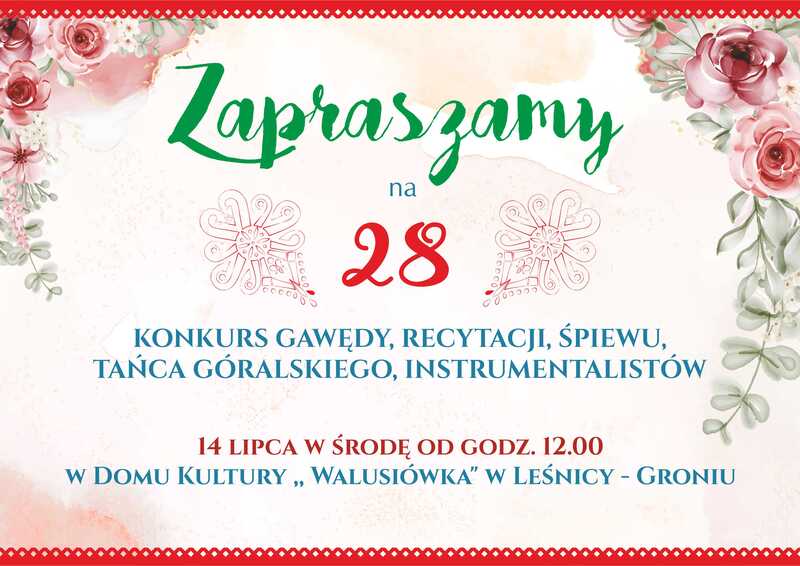 Dom Ludowy zaproszenie-28-konkurs-gawedy