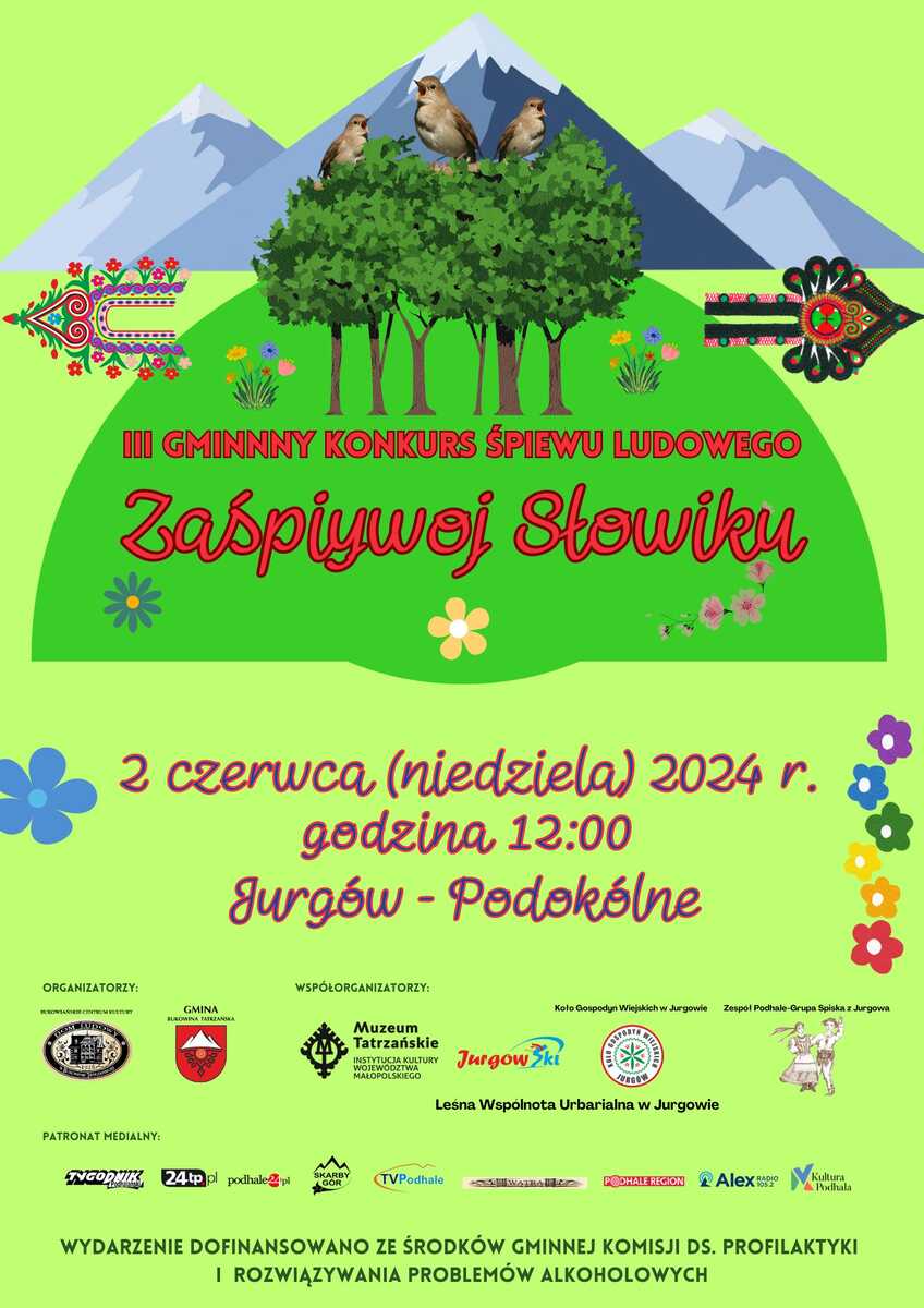 III Gminny Konkurs Śpiewu Ludowego „Zaśpiywoj słowiku”